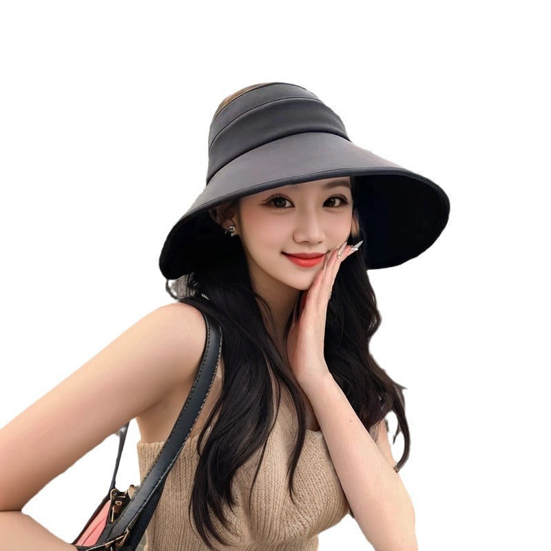 Wide-Brim UV Sun Visor Hat