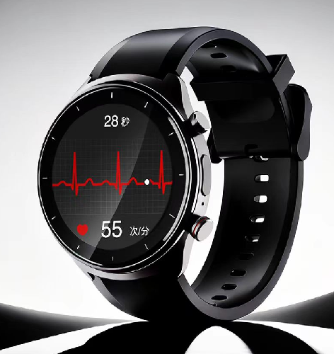 ECG Smartwatch with SIM Card & One-Key SOS - Medical ECG, SpO2, Sleep